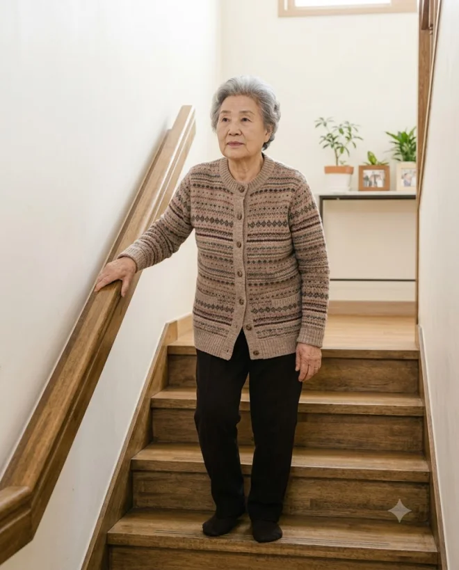 일상생활을 하는 어르신의 자연스러운 모습