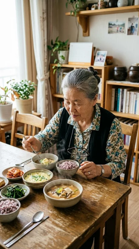 어르신 식사 단백질 식단