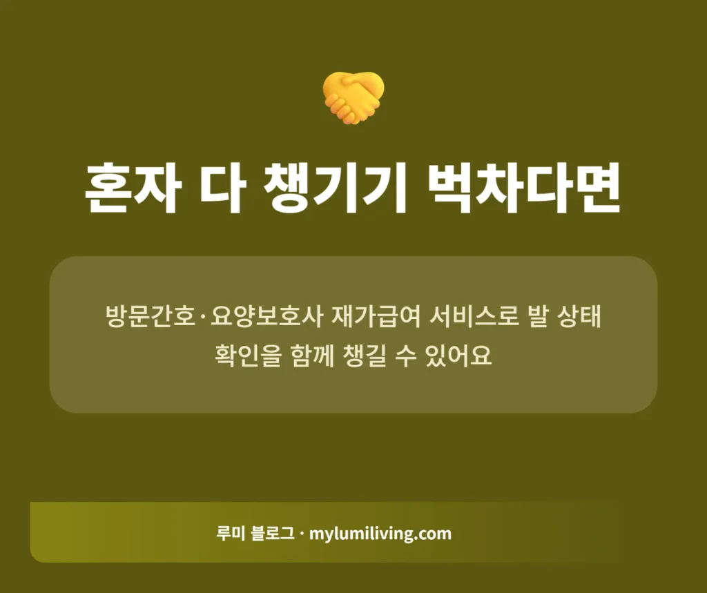 방문간호 요양보호사 재가급여 활용 인포그래픽