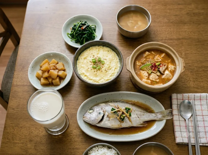 씹기 편한 단백질 반찬 플레이팅